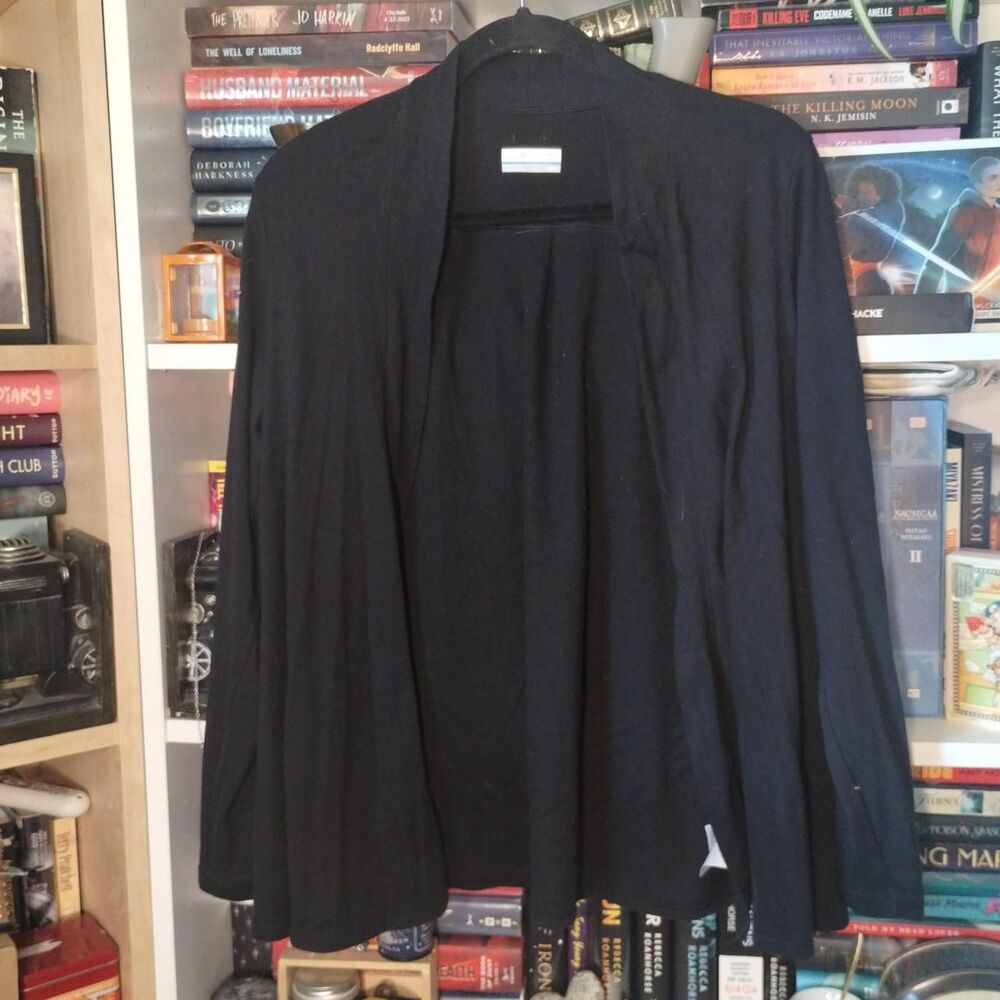 Columbia Black Cardigan  Size M